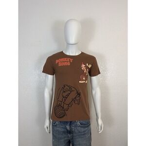 Vintage Donkey Kong Graphic Tee – Retro Nintendo Video Game Shirt Medium